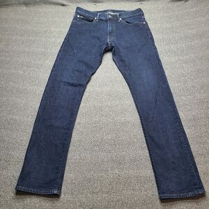 Polo Ralph Lauren Varick Slim Straight Jeans Mens 32x34 Dark Wash Stretch Denim